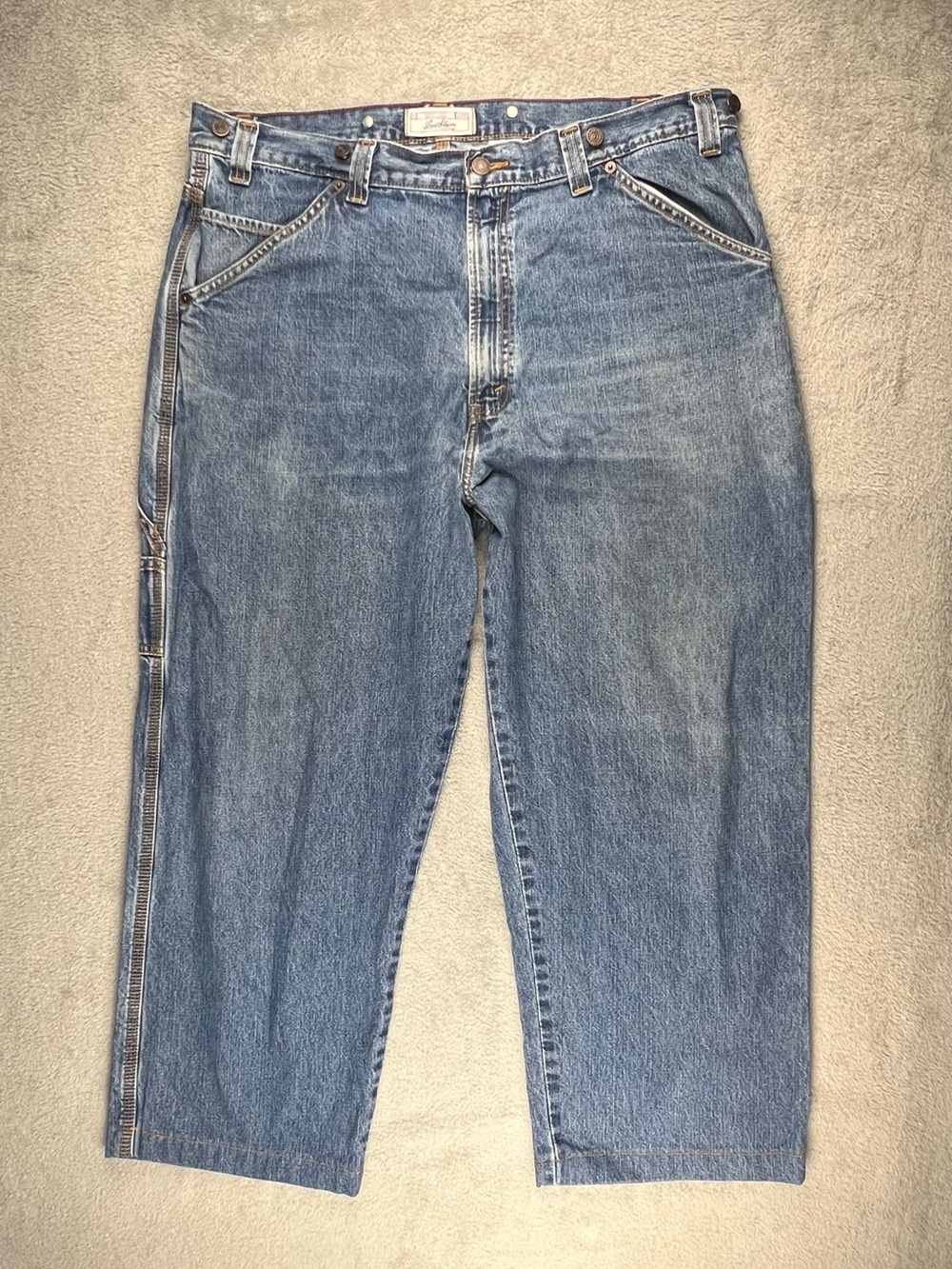 Levis Carpenter Jeans 38x30 Baggy Wide Leg Grunge Signature Skater Vintage Y2K